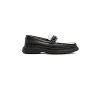 AllSaints Gibbs Chain Loafer Black/white Talla: 43 | Mocasines Outlet | Hombre | Negro