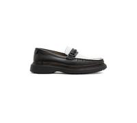 AllSaints Gibbs Chain Loafer Black/white Talla: 45 | Mocasines Outlet | Hombre | Negro