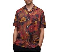 AllSaints Gozo Ss Shirt Soft Brown Talla: XS | Camisas Casuales Outlet | Hombre | Marrón