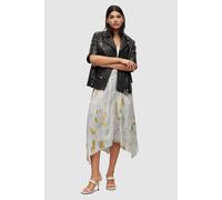 AllSaints Greta Paola Skirt Stone White Talla: 16 | Faldas Midi Outlet | Mujer | Blanco