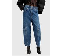 AllSaints Hailey Mae Jean Mid Indigo Talla: 12 | Vaqueros Rectos Outlet | Mujer | Azul
