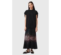 AllSaints Harley Ophis Dress Black Talla: S | Vestidos Maxi Outlet | Mujer | Negro