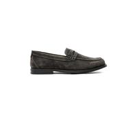 AllSaints Harmon Suede Loafer Charcoal Grey Talla: 45 | Mocasines Outlet | Hombre | Negro