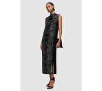 AllSaints Harper Emb Maxi Dres Black Talla: 4 | Vestidos Maxi Outlet | Mujer | Negro