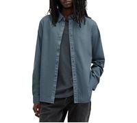 AllSaints Hawthorne Ls Shirt Ashy Blue Talla: XS | Camisas Casuales Outlet | Hombre | Azul
