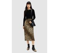 AllSaints Hera Leppo Dress Black Talla: L | Vestidos Maxi Outlet | Mujer | Negro