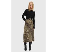AllSaints Hera Leppo Dress Black Talla: XS | Vestidos midi Outlet | Mujer | Negro