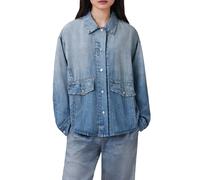 AllSaints Hettie Shacket Illusion Indigo Talla: XS | Chaquetas Vaqueras Outlet | Mujer | Azul