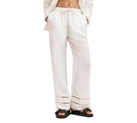 AllSaints Jade Linen Trouser Ecru White Talla: 12 | Pantalones Outlet | Mujer | Blanco