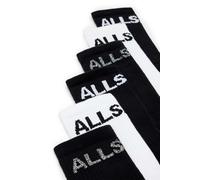 AllSaints Jae Logo Socks 3pk Black/multi Talla: M/L | Calzoncillos Outlet | Mujer | Negro