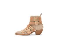 AllSaints Jane Buckle Boot Sand Brown Talla: 40 | Botas Outlet | Mujer | Marrón