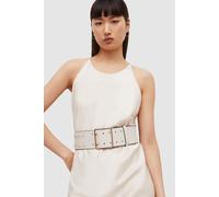 AllSaints Julia Knot Wide Belt Shell White Talla: S | Cinturones Outlet | Mujer | Blanco