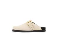 AllSaints Juno Mule Parchment White Talla: 40 | Zapatos de Mula Outlet | Mujer | Blanco