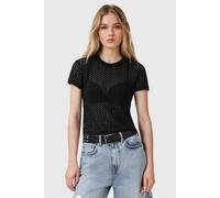 AllSaints Karma Stevie Tee Black Talla: 6 | Camisetas Outlet | Mujer | Negro