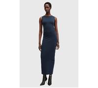 AllSaints Katarina Dress Midnight Blue Talla: 12 | Vestidos Midi Outlet | Mujer | Azul
