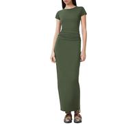 AllSaints Katarina Ss Dress Rifle Green Talla: 12 | Vestidos Maxi Outlet | Mujer | Verde