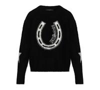 AllSaints- Kismet Sweater- Knitwear- Mujer- Negro- M- Kismet Sweater