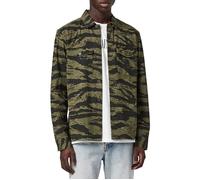 AllSaints Krueger Ls Shirt Khaki Green Talla: XS | Camisas Casuales Outlet | Hombre | Marrón