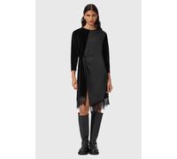 AllSaints Lana Velvet Dress Black Talla: 6 | Vestidos Midi Outlet | Mujer | Negro