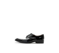 AllSaints Lex Patent Lace Up Black/white Talla: 44 | Zapatos con Cordones Outlet | Hombre | Negro