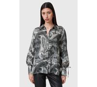 AllSaints Leyla Shirt Evolve Slate Grey Talla: 6 | Camisas Outlet | Mujer | Gris