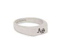 AllSaints Lincoln As Ring Warm Silver Talla: L | Joyería Outlet | Hombre | Gris