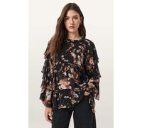 AllSaints Lissie Top Armada Black Talla: 10 | Blusas Outlet | Mujer | Negro