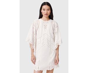 AllSaints Luci Dress Snow White Talla: 4 | Mini Vestidos Outlet | Mujer | Blanco