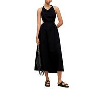 AllSaints Ludo Dress Black Talla: 12 | Vestidos Midi Outlet | Mujer | Negro