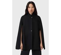 AllSaints Lunis Cape Coat Black Talla: S | Abrigos Outlet | Mujer | Negro