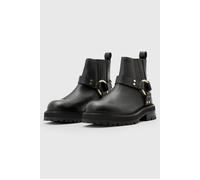 AllSaints Maddie Biker Boot Black/warm Brass Talla: 37 | Botas Outlet | Mujer | Negro