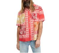 AllSaints Marquee Ss Shirt Electric Red Talla: XS | Camisas Casuales Outlet | Hombre | Rojo