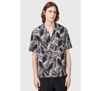 AllSaints Marseille Ss Shirt Pebblestone Grey Talla: S | Camisas Casuales Outlet | Hombre | Gris