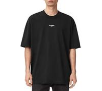 Allsaints Mens MIKRO SS Crew, Washed Black, L