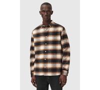 AllSaints Mercy Ls Shirt Rusty Orange Talla: XXL | Camisas Casuales Outlet | Hombre | Marrón