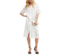 AllSaints Meria Broderie Dress Optic White Talla: 10 | Blusón Outlet | Mujer | Blanco