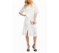 AllSaints Meria Broderie Dress Optic White Talla: 4 | Blusón Outlet | Mujer | Blanco