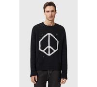 AllSaints Message Crew Black Talla: XS | Jerséis Outlet | Hombre | Negro