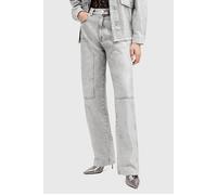 AllSaints Mia Carpenter Jean Coated Silver Talla: 26 | Vaqueros rectos Outlet | Mujer | Gris
