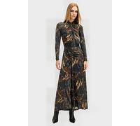 AllSaints Mina Dress Charm Black Talla: 12 | Vestidos Maxi Outlet | Mujer | Negro