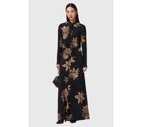 AllSaints Mina Dress Petra Black Talla: 2 | Vestidos Maxi Outlet | Mujer | Negro