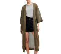 AllSaints Misha Kimono Khaki Green Talla: S | Cárdigan Outlet | Mujer | Marrón