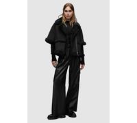 AllSaints Mixi Farley Jkt Black Talla: S | Chaquetas de Piel Sintética Outlet | Mujer | Negro