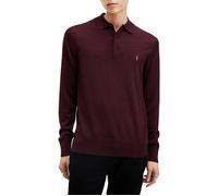 AllSaints Mode Merino Ls Polo Mars Red Talla: XS | Polos Outlet | Hombre | Rojo