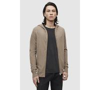 AllSaints Mode Merino Zip Hood Warm Taupe Marl Talla: XXL | Sudaderas con Capucha Outlet | Hombre | Negro