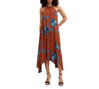 AllSaints Mysti Iona Dress Rust Red Talla: 4 | Vestidos Midi Outlet | Mujer | Marrón