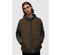 AllSaints Nebular Vest Khaki Brown Talla: M | Chalecos sin Mangas Outlet | Hombre | Marrón