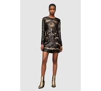 AllSaints Noushka Emb Dress Black Talla: 14 | Mini Vestidos Outlet | Mujer | Negro