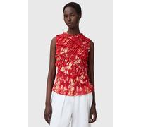 AllSaints Nysa Top Armada Red Talla: 8 | Camisetas de Tirantes Outlet | Mujer | Rojo