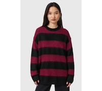 AllSaints Onyx Jumper Black/red Talla: M | Sudaderas con Capucha Outlet | Mujer | Negro